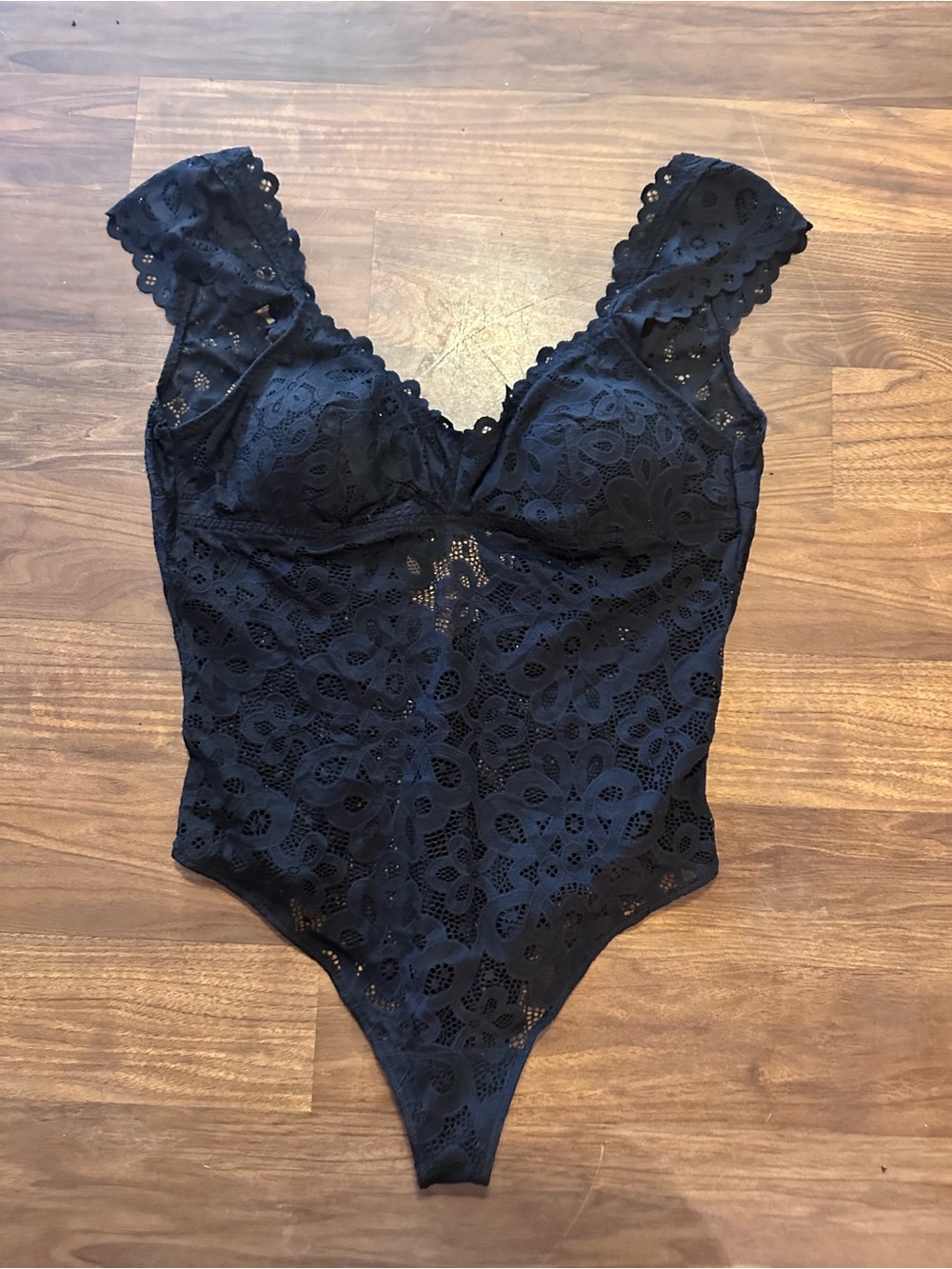 Hollister Black Lace Bodysuit